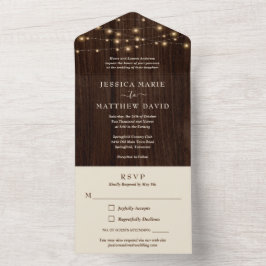 Luzes de Corda de Fazenda Rústica Casamento