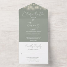 Luzes de Corda de Letra Elegante Verde Sálvia Casa