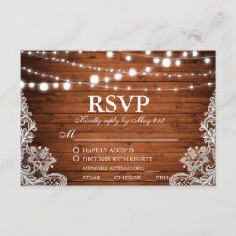 Luzes de corda de madeira russa Lace RSVP c/Refeiç