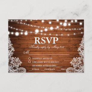 Luzes de corda de madeira russa Lace RSVP c/Refeiç
