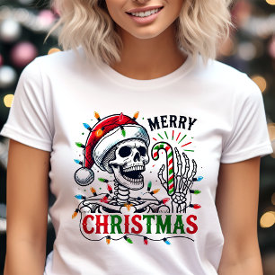 Luzes de Férias de Crânio Feliz Natal