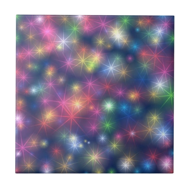 Luzes de festa com faíscas coloridas (Frente)