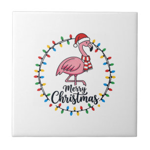 Luzes de Natal de Flamingo Feriado