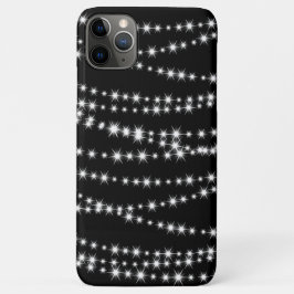 Luzes de Natal na capas de iphone preta