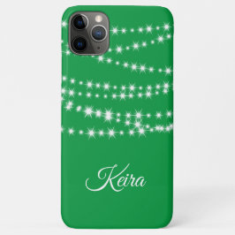 Luzes de Natal personalizadas na capas de iphone v