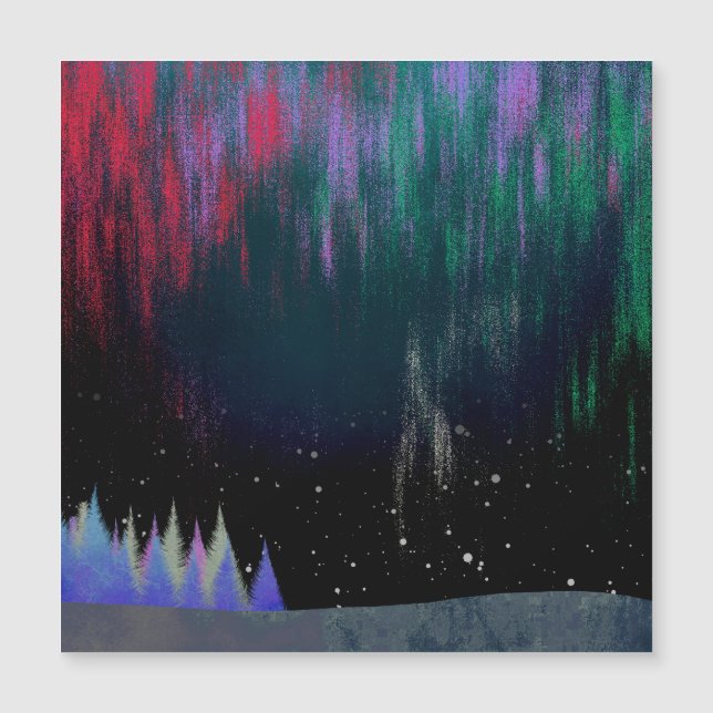 Luzes de norte Paisagem Contemporânea (Frente)