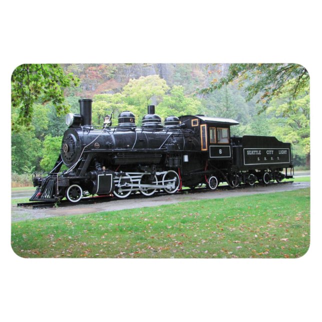 Luzes de Seattle - Ímã do motor do trem aposentado (Horizontal)