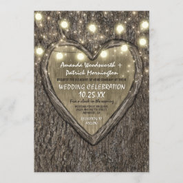 Luzes de String + Convites para Casamento de Latid