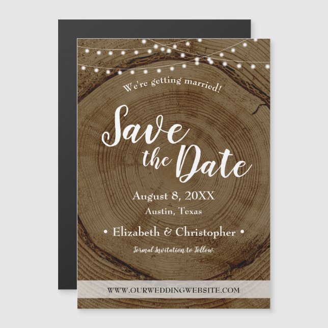 Luzes de String de Casamento Russo Magnéticas (Frente/Verso)