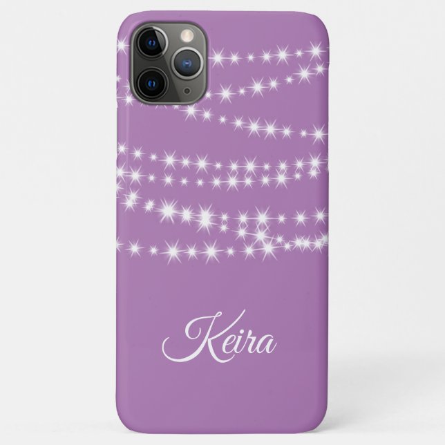 Luzes de string personalizadas na capas de iphone  (Verso)