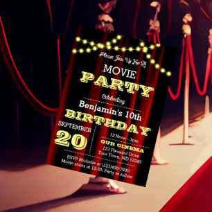 Luzes de Teatro Amarelo Convite para Todas as Ocas