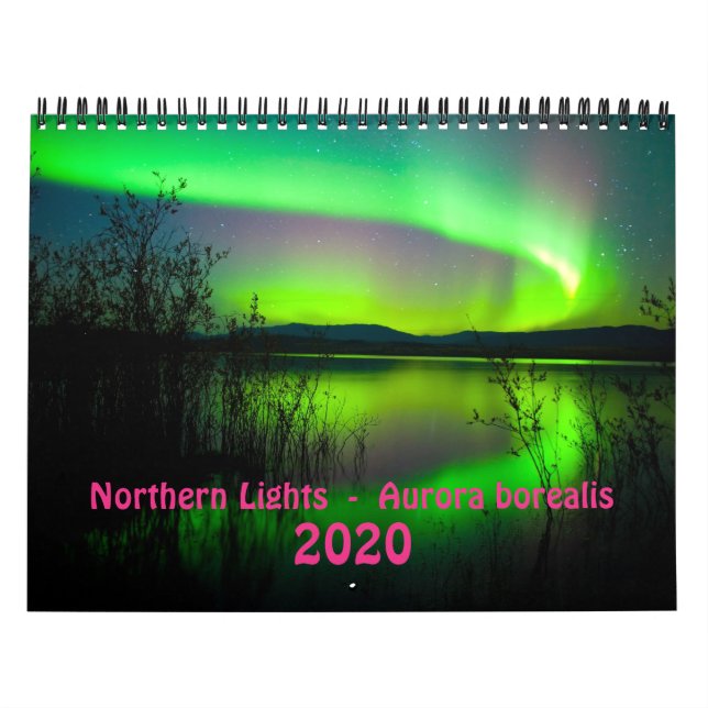 Luzes do norte 2020 - Calendário Médio (Capa)