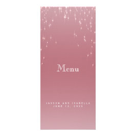 Luzes Douradas do Rosa para-luz - Menu