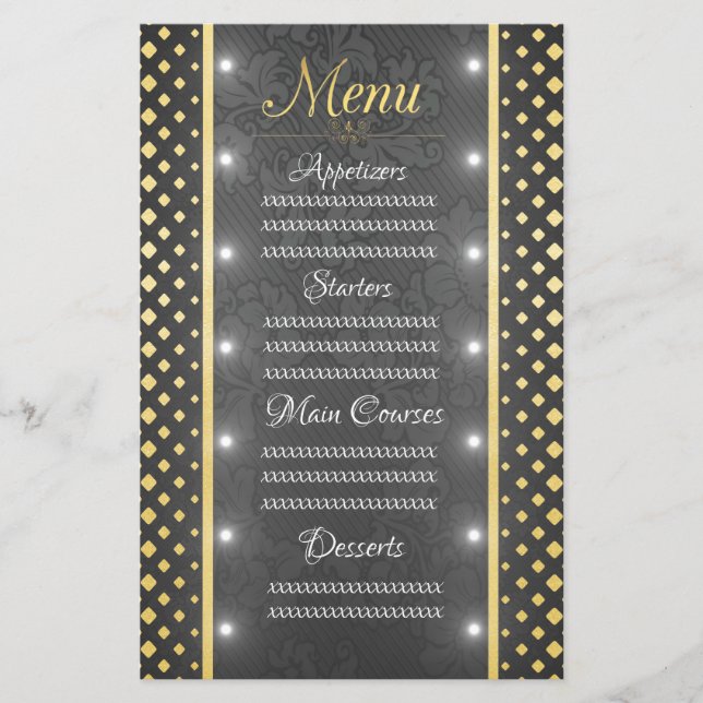 Luzes Douradas/pretas (Frente)