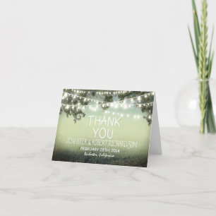 luzes noturnas apressadas obrigado cartões