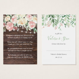 Luzes russas Sem etiqueta de presente de Chá de qu