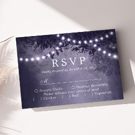 Luzes Rústicas de Árvore Roxa Resposta Casamento F