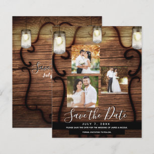 Luzes Rústicas Penduradas para Casamento Foto Save