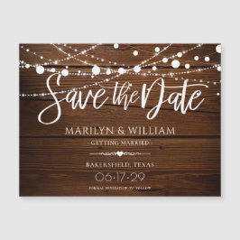 Luzes Rústicas Simples De Corda De Madeira Salvem 