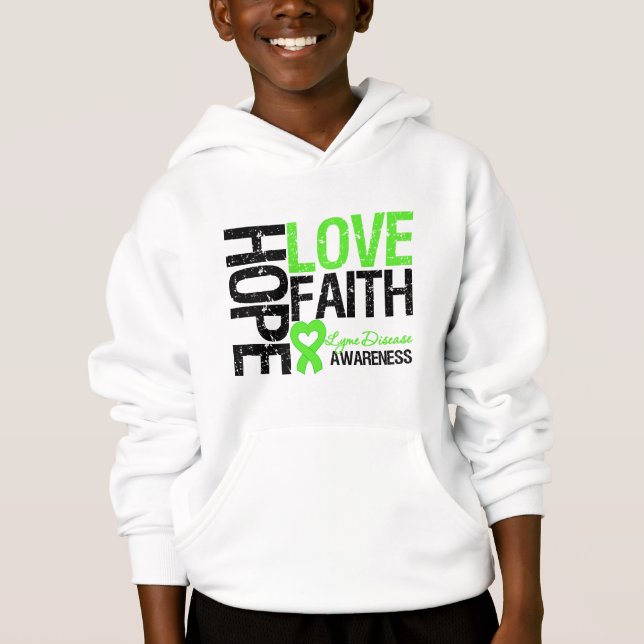 Lyme Disease Hope Love Faith (Frente)
