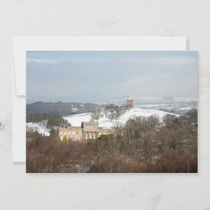 Lyme Hall e o Cartões de agradecimentos de invern