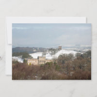 Lyme Hall e o Cartões de agradecimentos de inverno