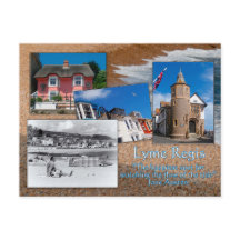Lyme Regis, um cartão postal de...