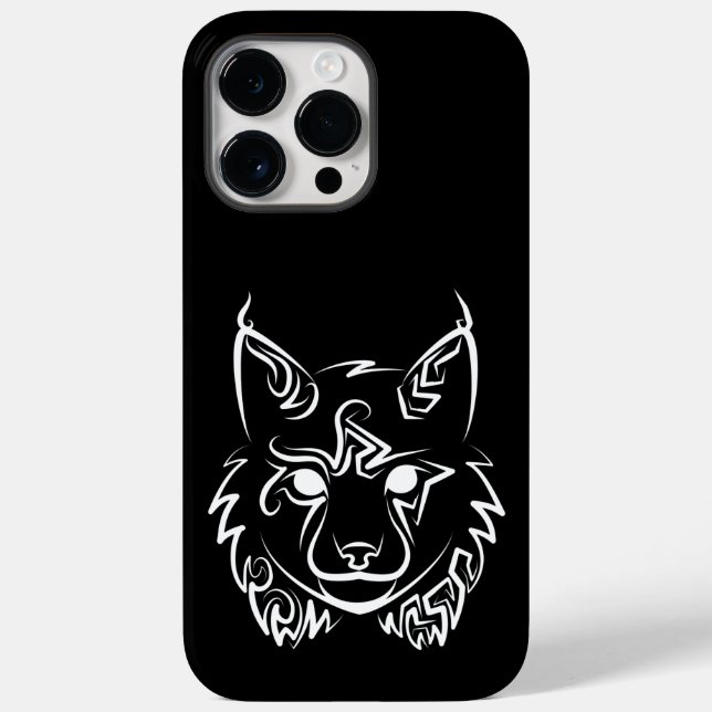 Lynx Tribal Preto e Branco (Verso)