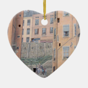 Lyon, France - ornamento da árvore de Natal