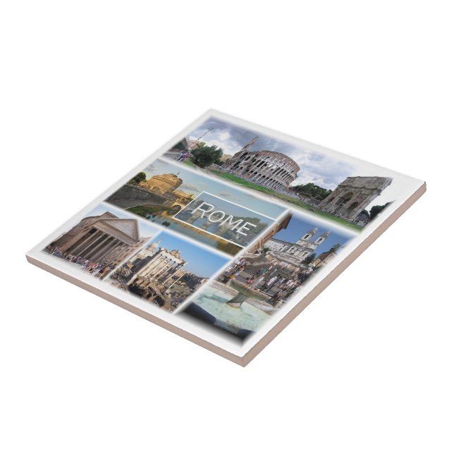 LZO001 ROME, Mosaico, Lácio, Itália, (Lateral)