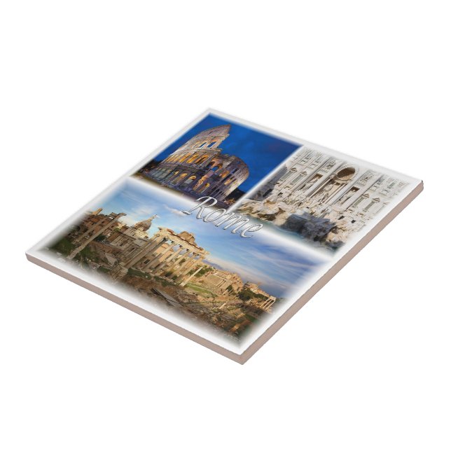 LZO005 ROME, Mosaico, Lácio, Itália, (Lateral)