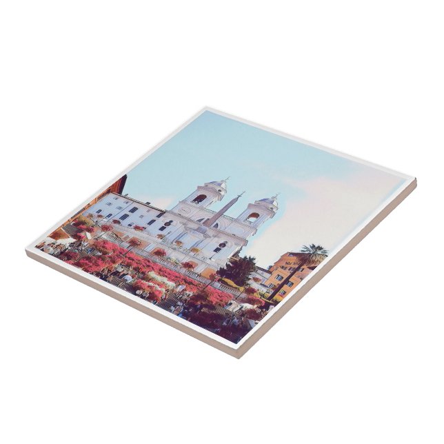 LZO007 PIAZZA DI SPAGNA, ROMA, Itália, (Lateral)