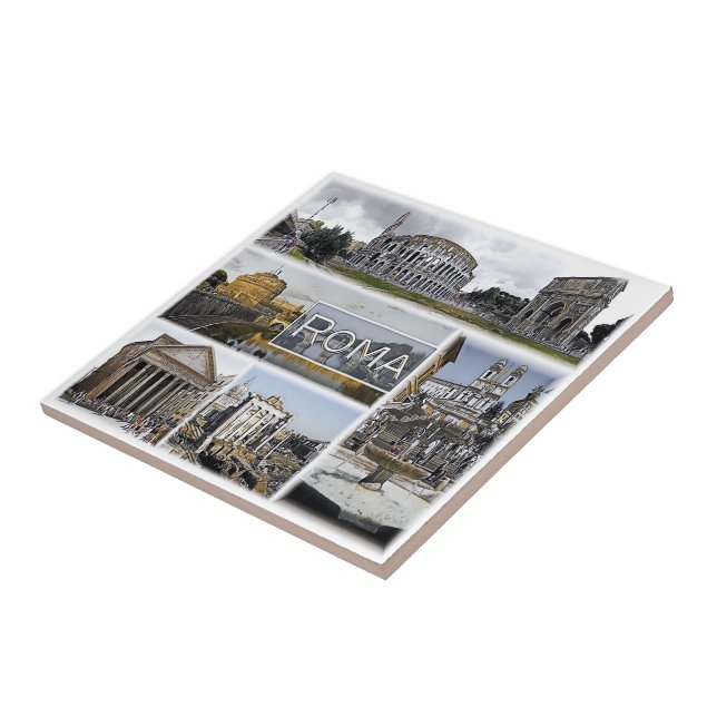 LZO012 ROMA, Colosseum, Panteão, (Lateral)