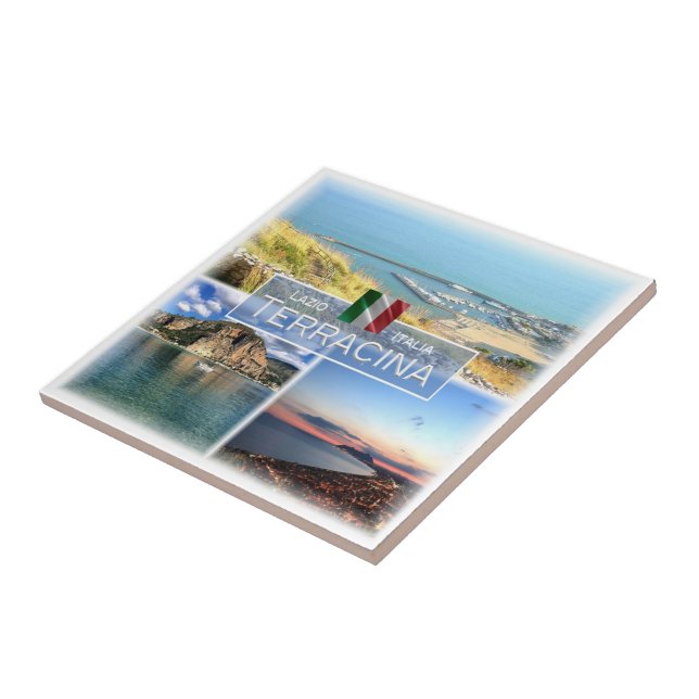 LZO048 TERRACINA, Mosaico, Lácio, Itália (Lateral)