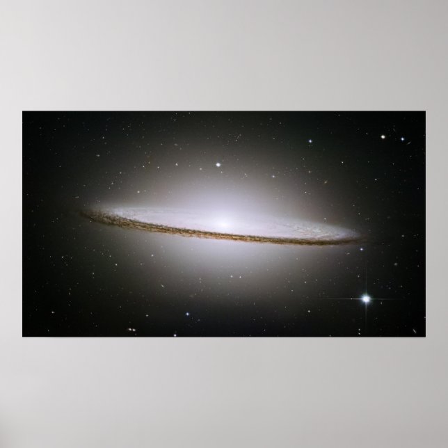 M104 Sombrero Galaxy - poster (Frente)