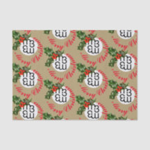 m3 Folha de papel para prato de Natal