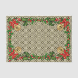 m3 XADREZ Papel de plástico para presente de Natal