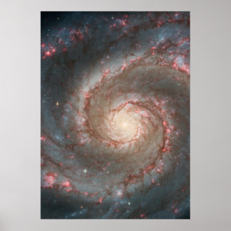 M51 Poster Colossal - Galáxia Espiral Whirlpool