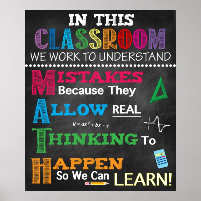 M.A.T.H. Teacher Poster (Frente)