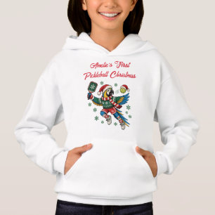 m Ano Pickleball Natal Funny Parrot Crianças
