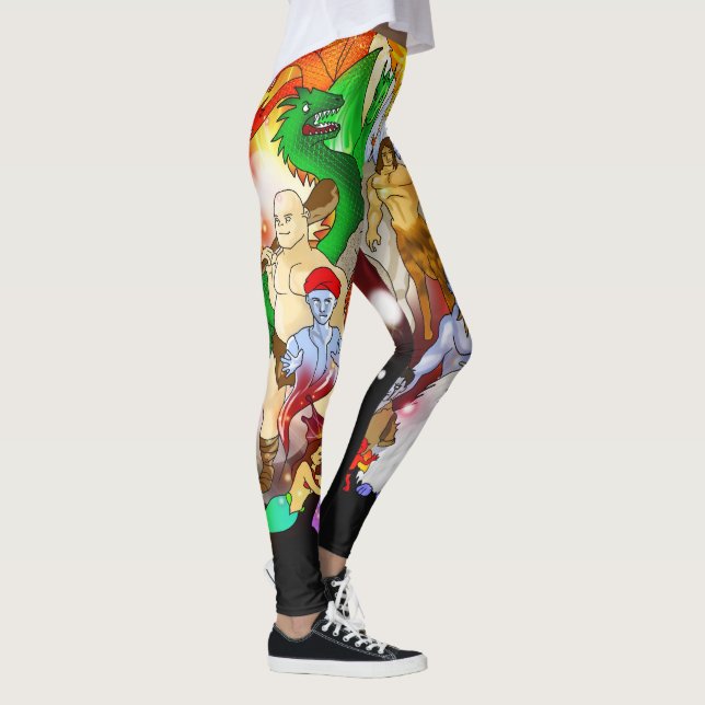 M destina-se a leggings míticas (Direita)