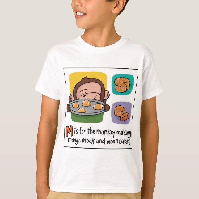 M é para camiseta Mooncakes (Frente)