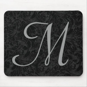 M: Monograma M Elegante Mousepad - Letra inicial