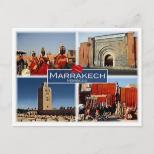 MA Marrocos - Marrakech - Cartão postal