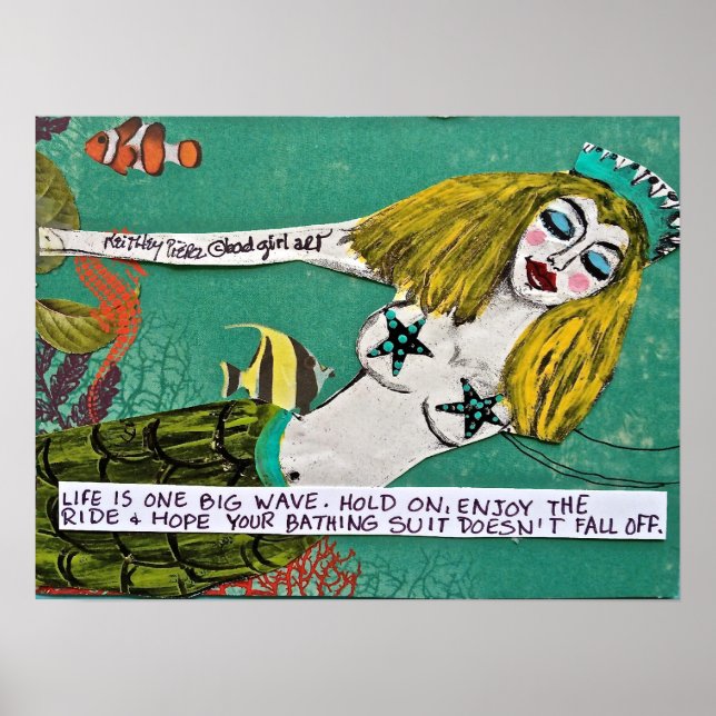 MÁ POSTER DE MERMAID ART. (Frente)