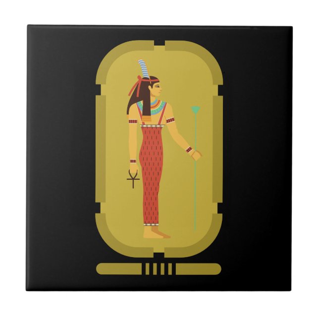 Maat On Dourada Cartouche (Frente)