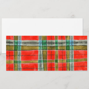 MAC BAIN TARTAN 4x9,25 Cartão Plano / Horizontal