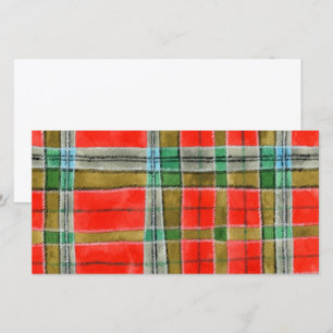 MAC BAIN TARTAN 8x4 Cartão Plano / Horizontal