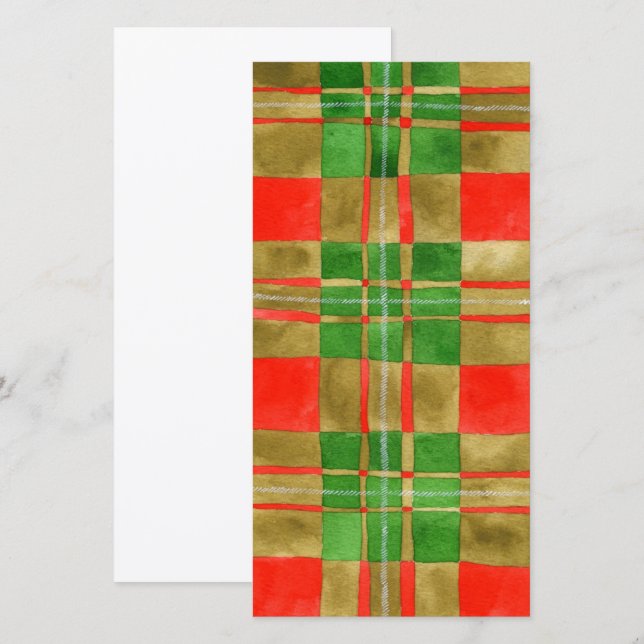 MAC GREGOR TARTAN 8x4 Cartão Plano / Vertical (Frente/Verso)