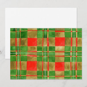 MAC GREGOR TARTAN cartão plano 5x7 / Horizontal